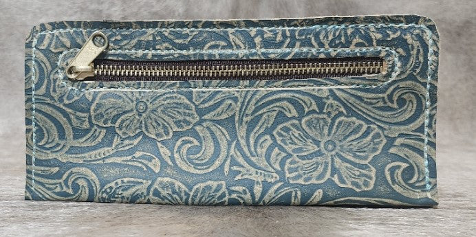 Green Floral Pencil Bag