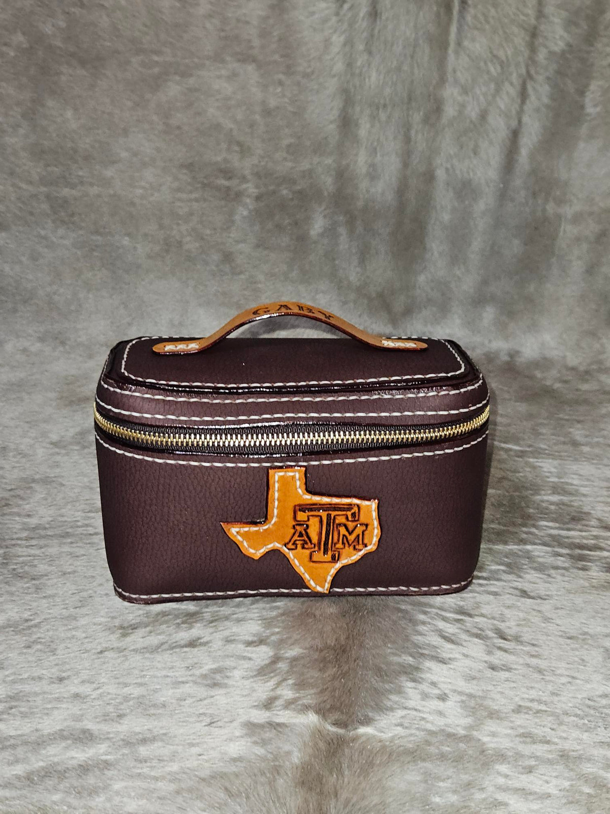 Bella Bag - Custom Leather Toiletry Bag