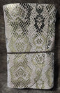 Snakeskin Pattern Leather Travel Notebook