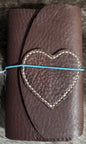 Dark Brown Leather Travel Notebook