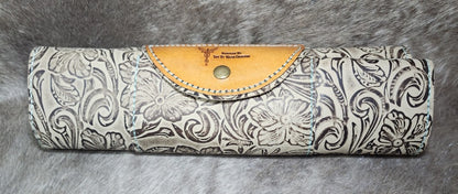 Large Leather Rollup Shopping Bag