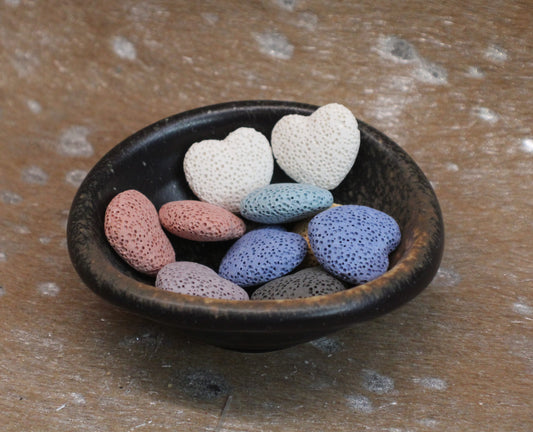 Lava Heart Rock (Various Colors) Set
